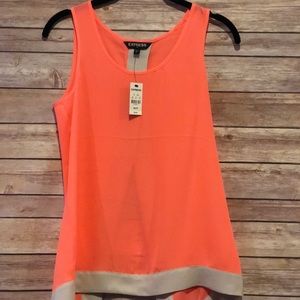 Express split back tank top